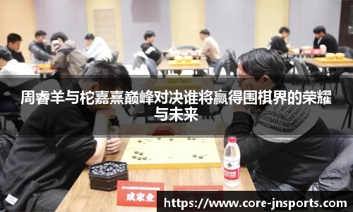 周睿羊与柁嘉熹巅峰对决谁将赢得围棋界的荣耀与未来